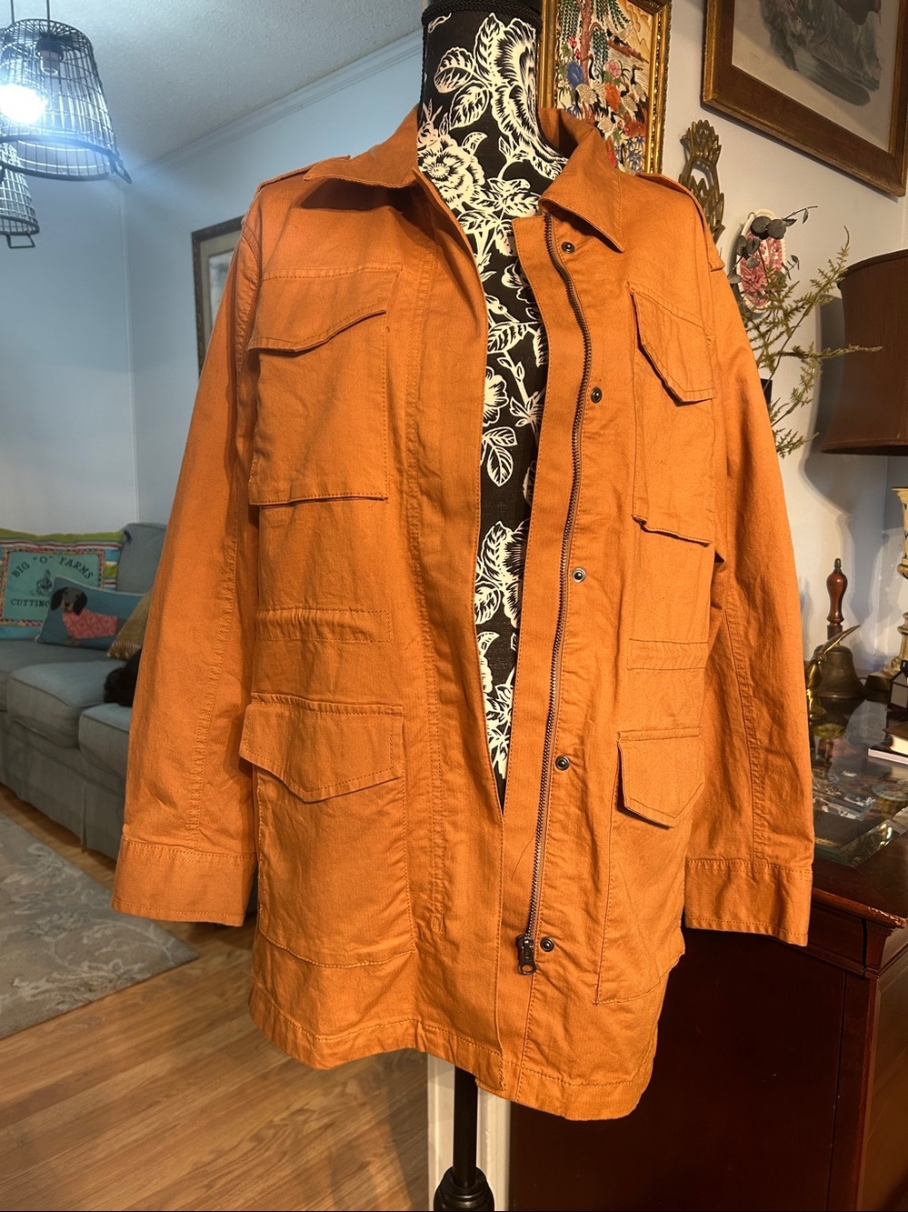 Pact Utility Coat with Drawstring Waist